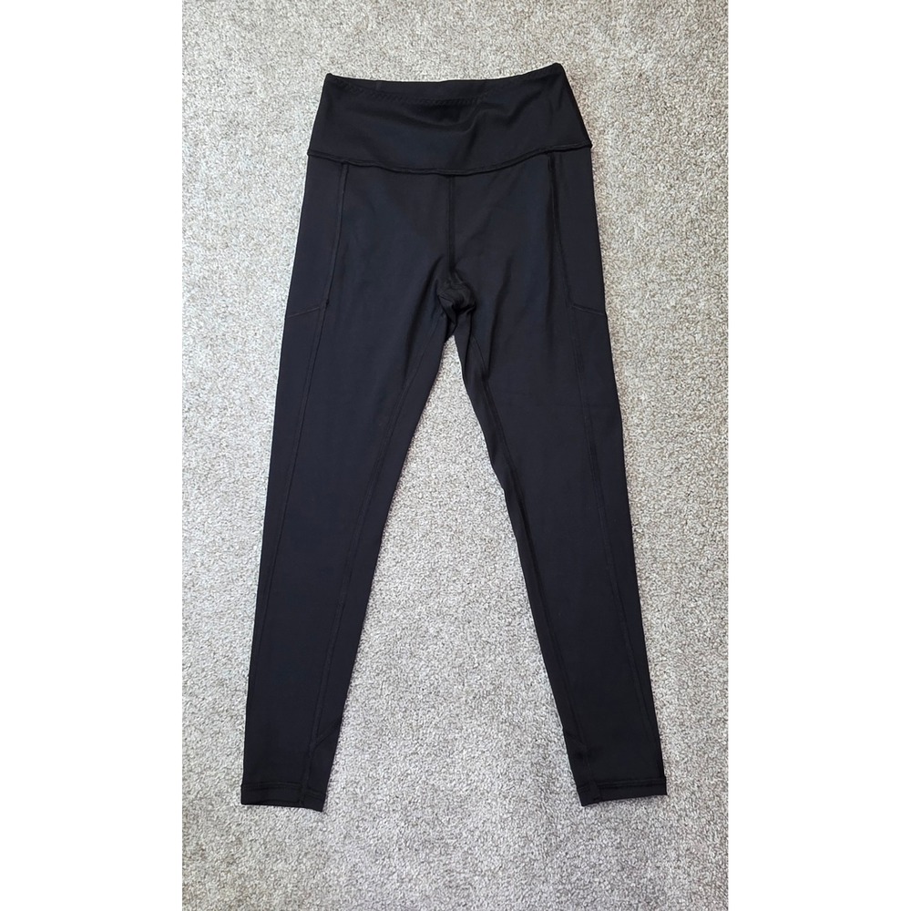 Victoria's Secret Black High Waist Pocket Leggings Size 4   Yoga Pants 441